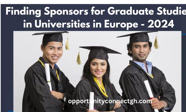 Sponsors for Graduate Studies in Europe