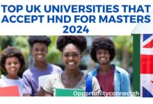 UK Universities that Accept HND for Masters 2024