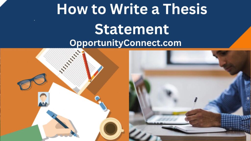 How to Write a Thesis Statement