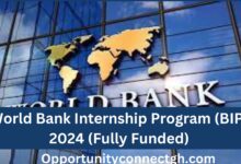 World Bank Internship Program (BIP) 2024 (Fully Funded)