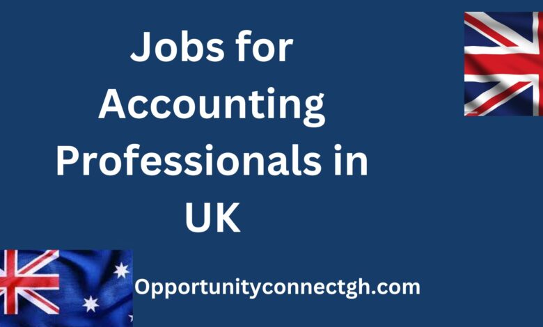 Jobs for Accounting Professionals in UK